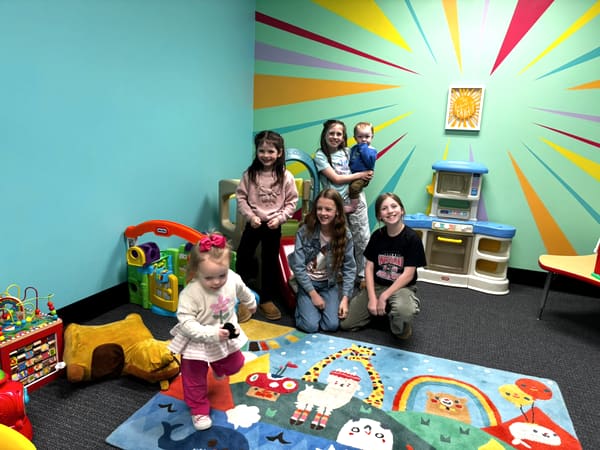 Anchor Homeschool Co-op siblings playing together during club hour